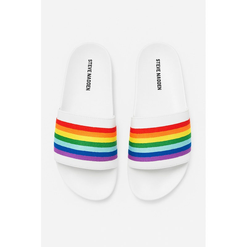 Steve Madden Women’s Rainbow Multi Synthetic Slippers | Steve Madden In Lebanon