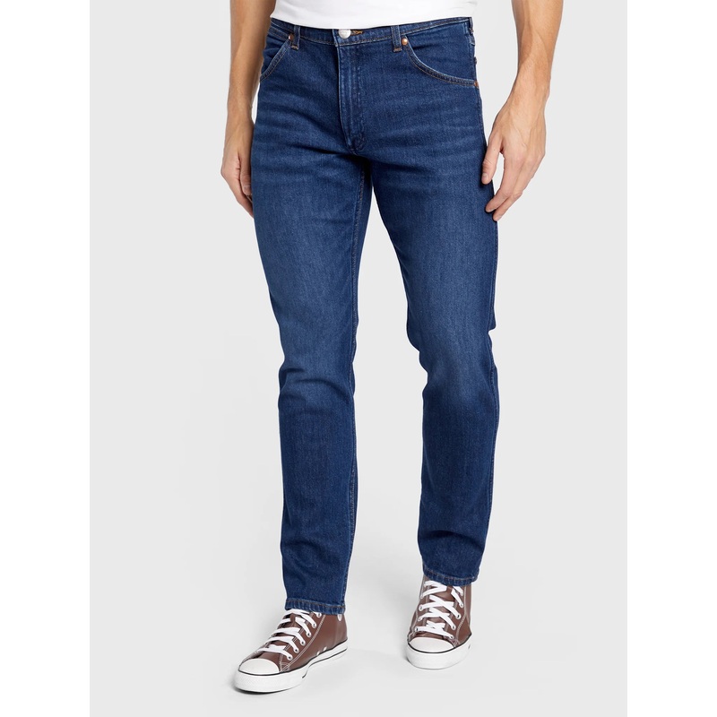 Wrangler Men’s Dark Blue Dancing Water Straight Fit Jeans | Wrangler In Lebanon