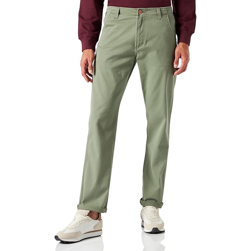 Wrangler Men’s Khaki Green Casey Jones Chino Pants | Wrangler In Lebanon