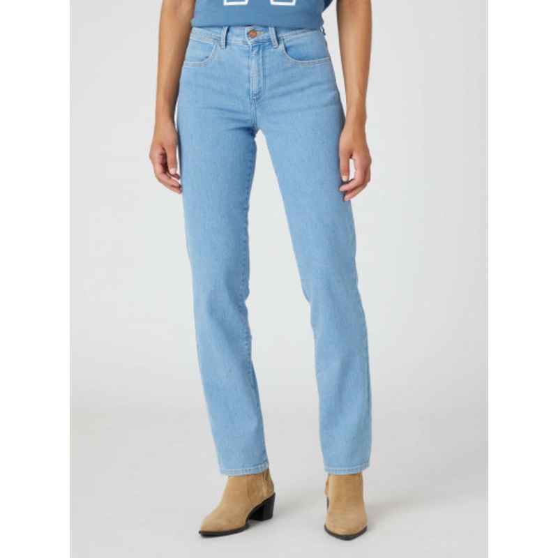 Wrangler Women’s Light Blue Straight Jeans | Wrangler In Lebanon
