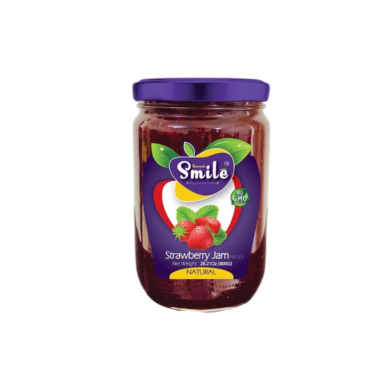 Minnesota Smile Strawberry Jam  Pieces  800g | Minnesota Smile In Lebanon