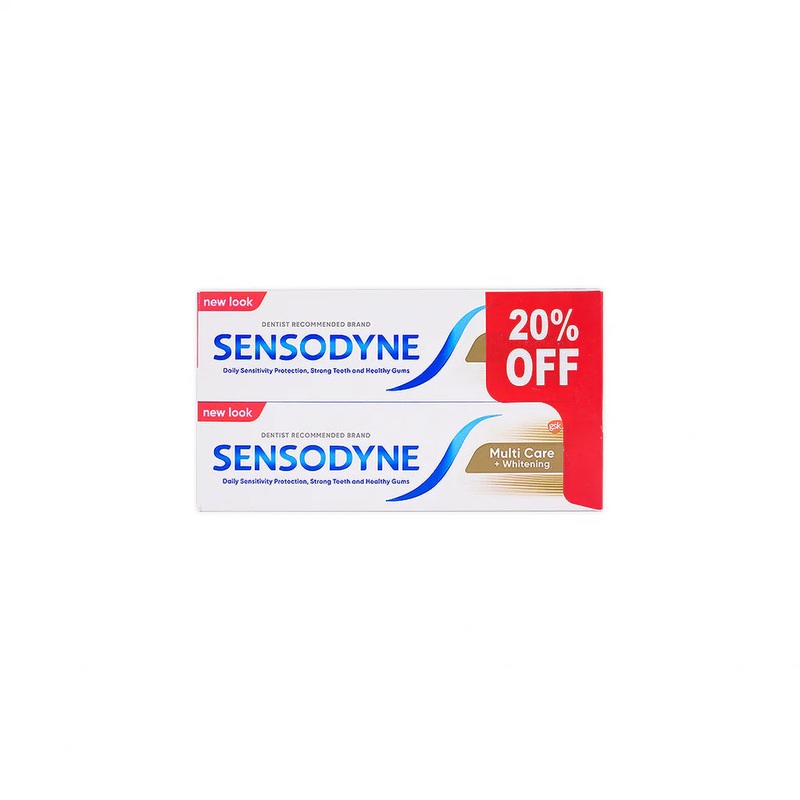 Sensodyne Toothpaste MultiCare 75ML X2 (-20% Off )| Sensodyne In Lebanon