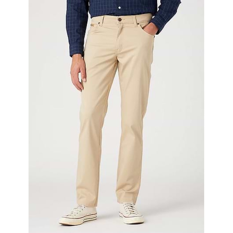 Wrangler Men’s Beige Texas Slim Jeans | Wrangler In Lebanon