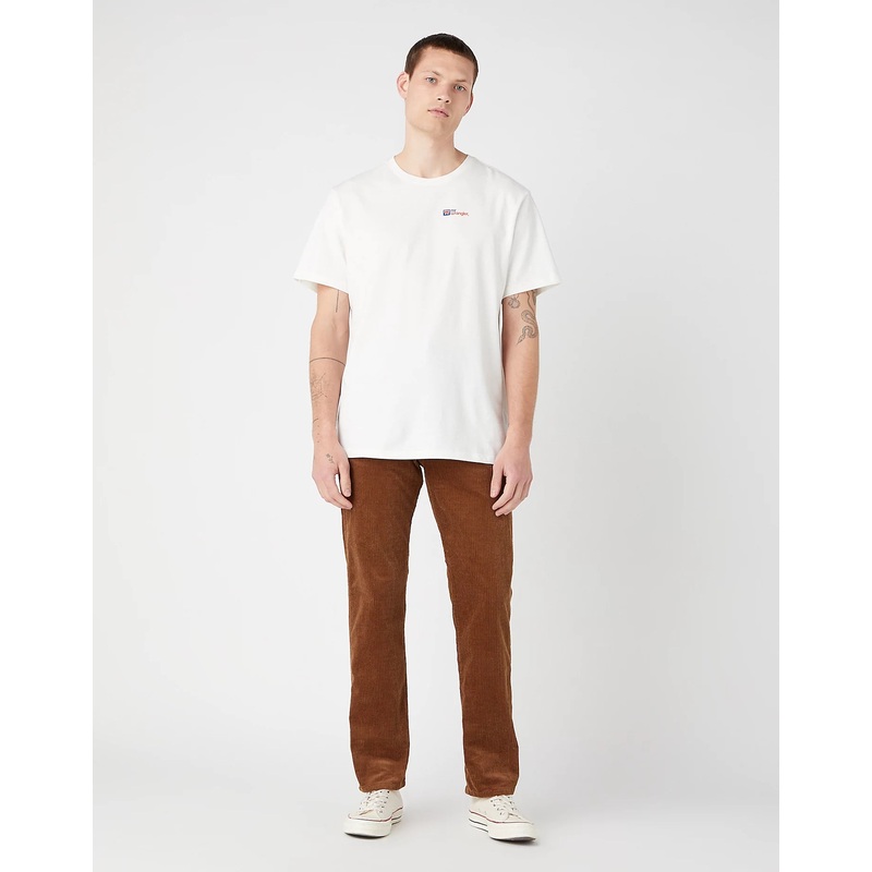 Wrangler Men’s Worn White Cotton T-Shirt | Wrangler In Lebanon
