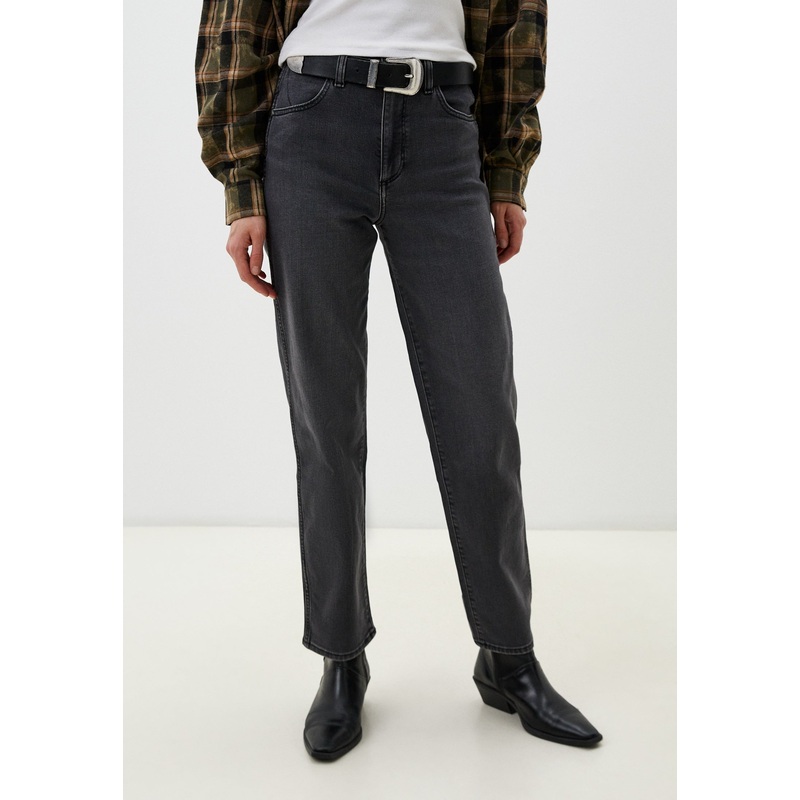 Wrangler Women’s Dark Gray Heart Breaker Mom Straight Jeans | Wrangler In Lebanon