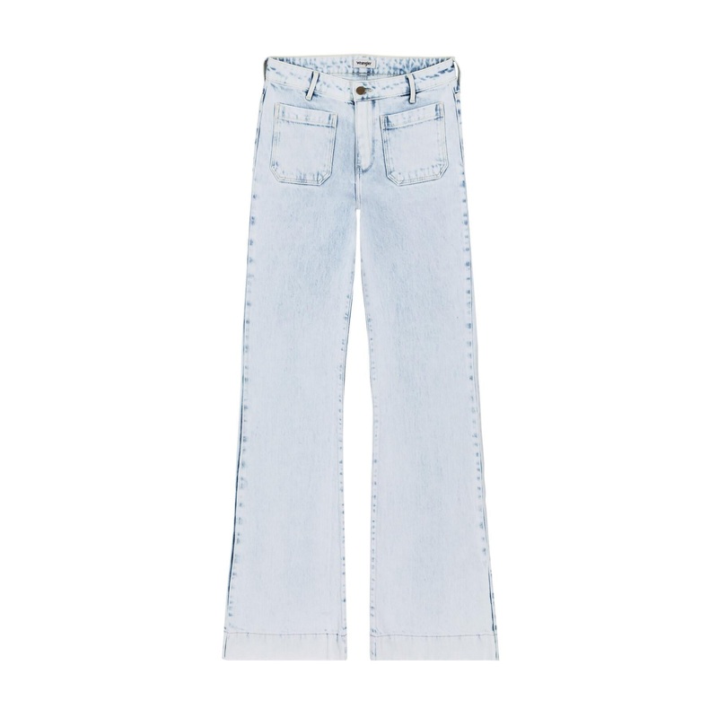 Wrangler Women’s Light Blue Be The Storm Flare Jeans | Wrangler In Lebanon