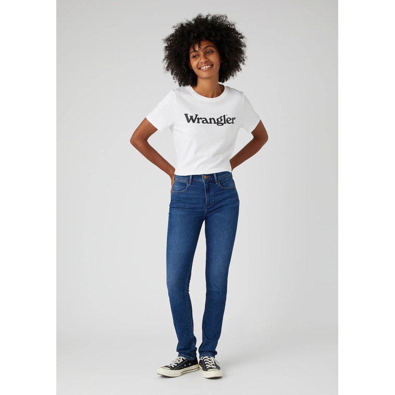 Wrangler Women’s Navy Authentic Love High Rise 610 Slim Jeans | Wrangler In Lebanon