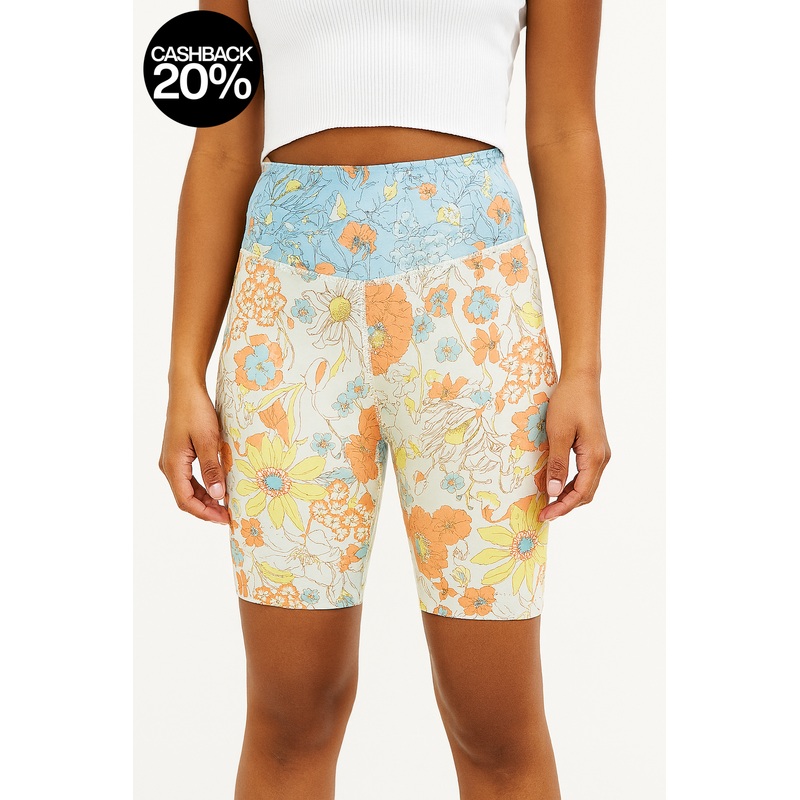 Forever 21 Women’s Multicolor Floral Printed High Rise Biker short |Forever 21 In Lebanon