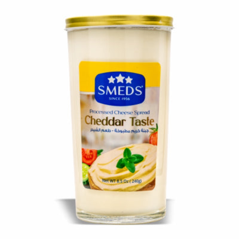 Smeds Cheddar Flavour Processed Cheese 240g | Smeds In Lebanon