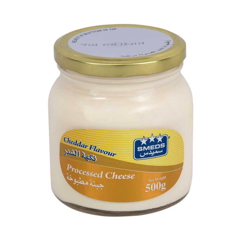 Smeds Cheddar Flavour Processed Cheese 500g | Smeds In Lebanon
