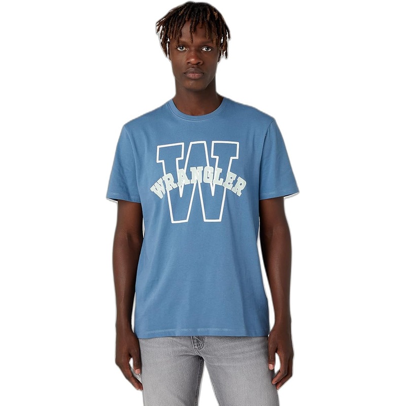 Wrangler Men’s Blue Graphic Tee T-Shirt | Wrangler In Lebanon