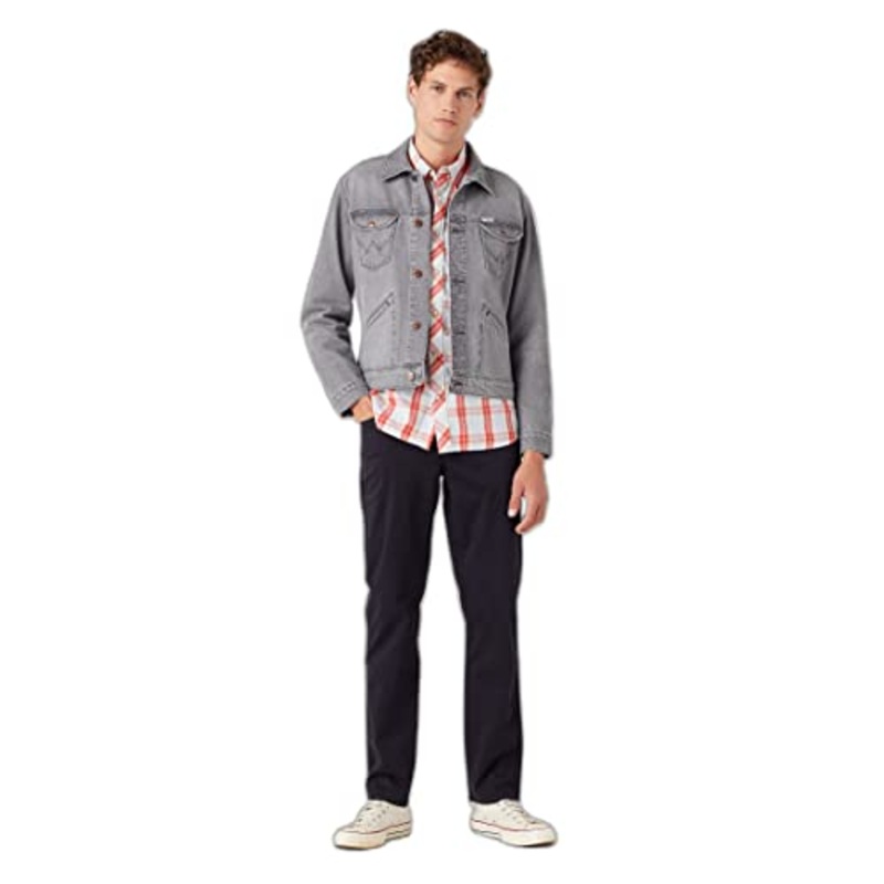 Wrangler Men’s Multicolor Powder Blue Western Long Sleeve Shirt | Wrangler in Lebanon