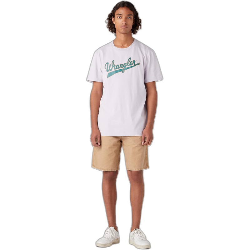 Wrangler Men’s Thistle Purple Branded T-Shirt | Wrangler In Lebanon