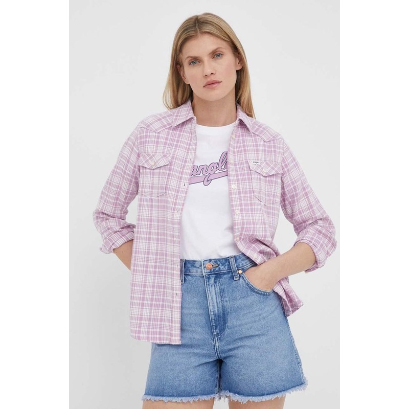 Wrangler Women’s Smokey Grape Ss Western Shirt | Wrangler In Lebanon
