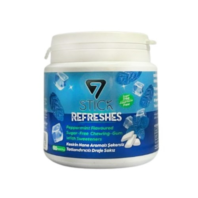 7Stick Sugar Free Peppermint Gum Jar 60Pcs | 7 Stick In Lebanon
