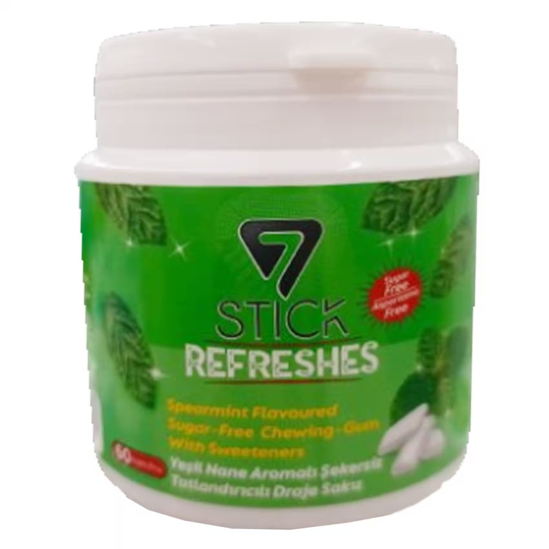 7Stick Sugar Free Spearmint Gum Jar 60Pcs | 7 Stick In Lebanon