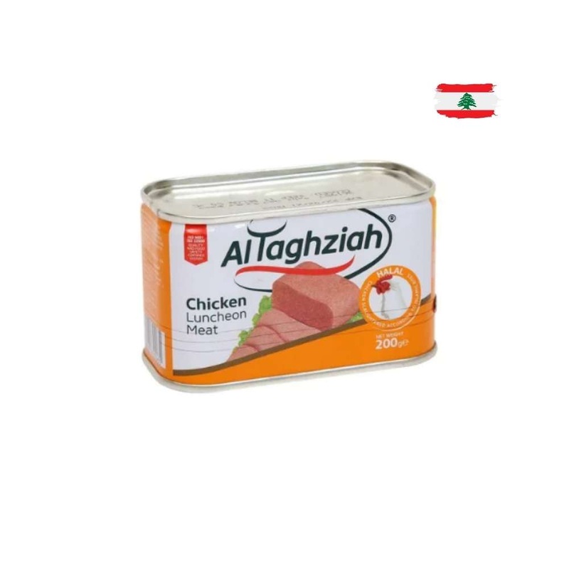 Al Taghziah Chicken Luncheon Meat Rectangle Can 200g
