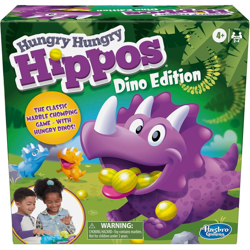 Hasbro Gaming Hungry Hungry Hippos Dino Edition Board Game | Hasbro Gaming  In Lebanon