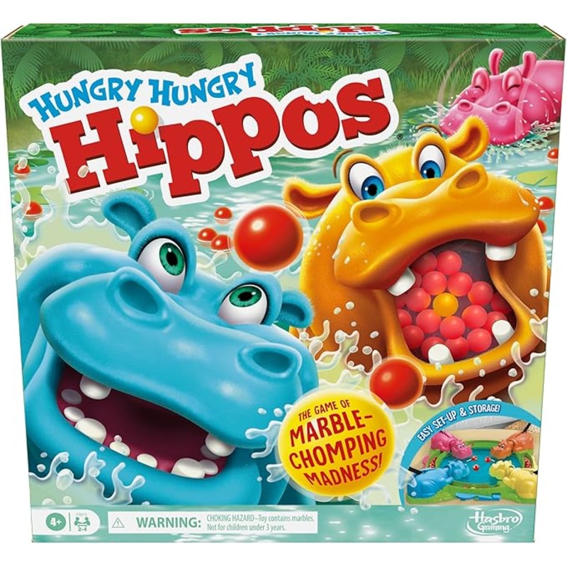 Hasbro Gaming Hungry Hungry Hippos Game for Preschoolers | Hasbro Gaming In Lebanon
