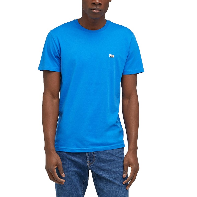 Lee Men’s Blue Ferris Patch Logo T-Shirt | Lee In Lebanon