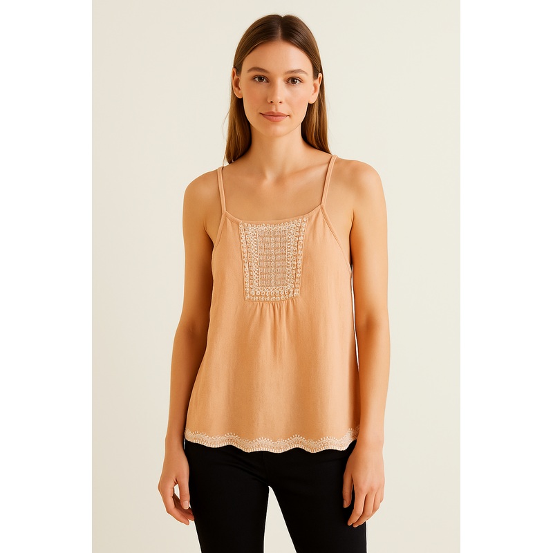Mango Women’s Coral Casual Cami Tank Top | Mango In Lebanon