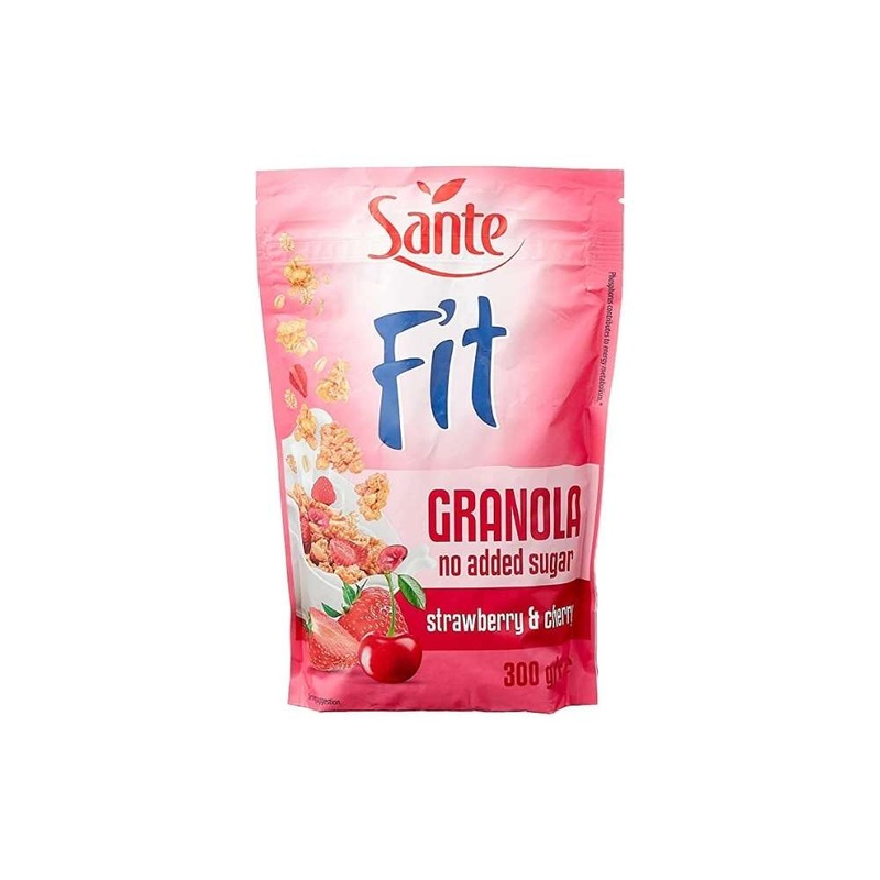 Sante Fit Granola Strawberry & Cherry 300g | Sante In Lebanon