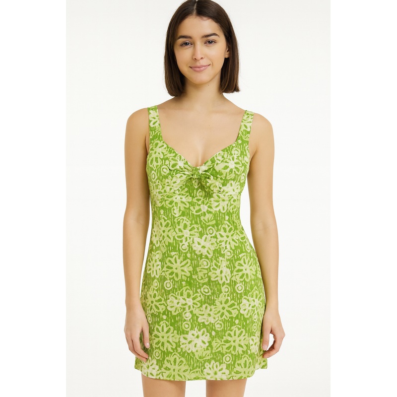 Topshop Women’s Green Mini Dress ANF3363