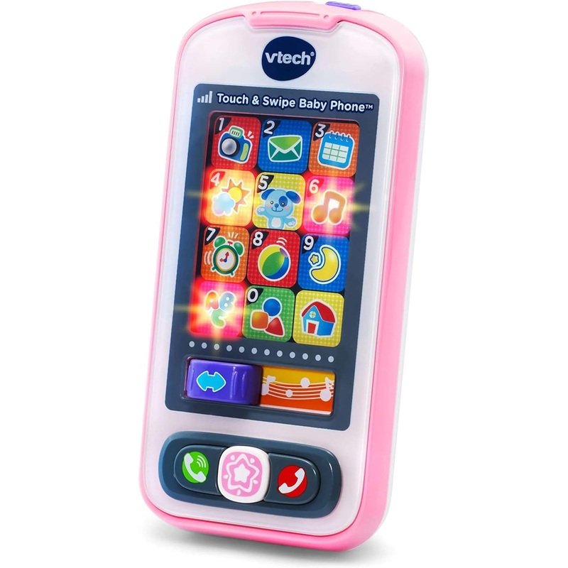 VTech Pink Touch and Swipe Baby Phone |VTech In Lebanon