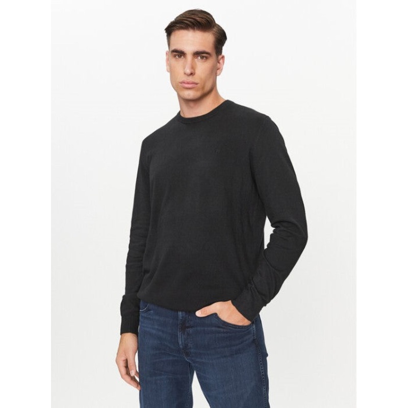 Wrangler Men’s Real Black Crewneck Knit Blouse | Wrangler In Lebanon