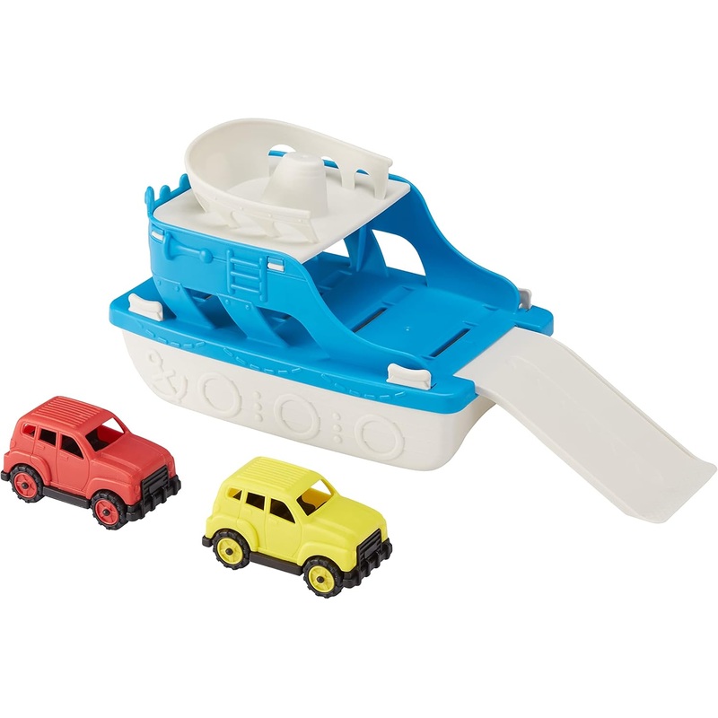 Amazon Basics Ferry Boat with 2 Mini Cars Bathtub Toy  |  Amazon Basics In Lebanon