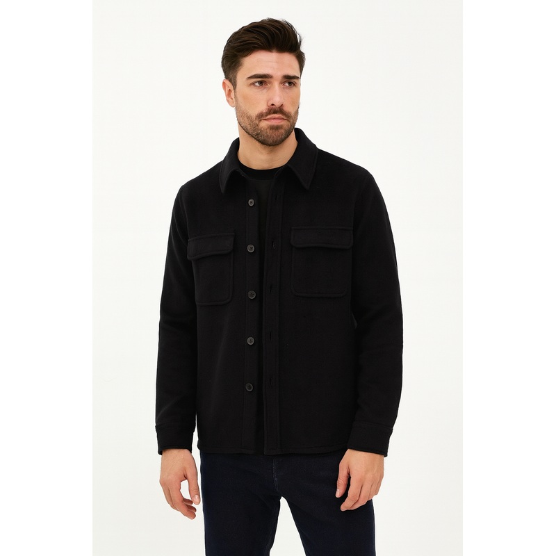 Asos Design Men’s Black Coat ANF2125