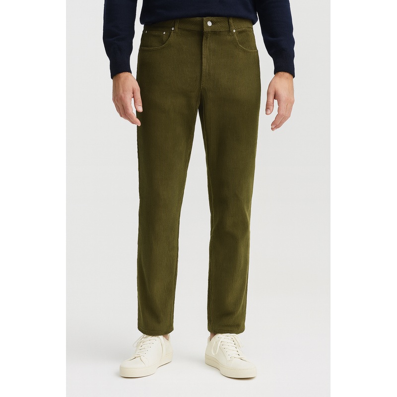 ASOS Design Men’s Khaki Green Straight Leg Jeans | ASOS Design In Lebanon