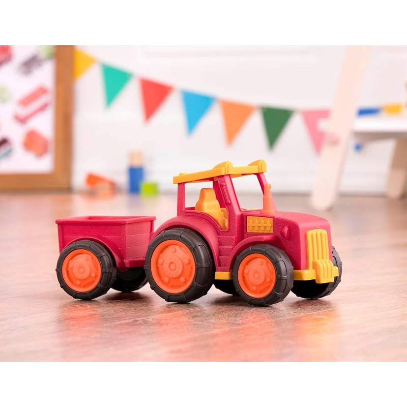 Battat Wonder Wheels  Red Toy Tractor and Trailer Farm Toys |  Battat In Lebanon