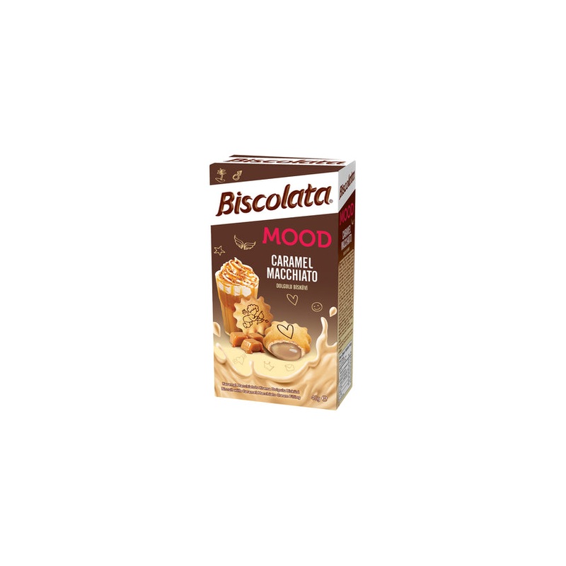 Biscolata Mood Caramel Macchiato Biscuit 40g | Biscolata In Lebanon