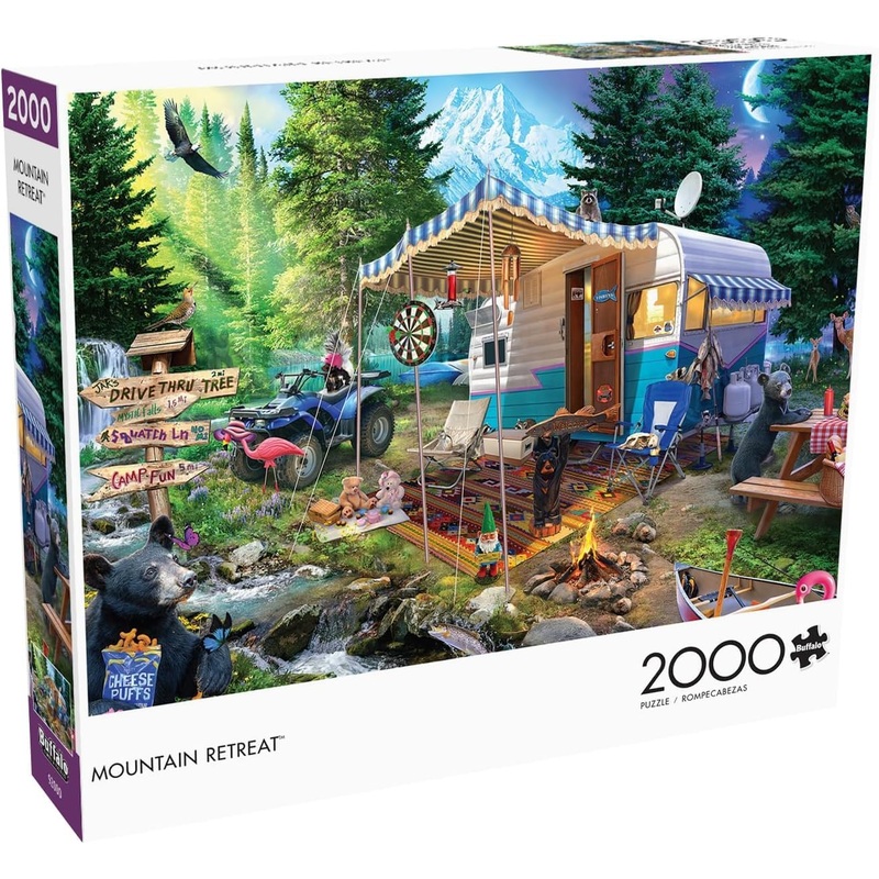 Buffalo Games Jeff Haynie Mountain Retreat 2000 Piece Jigsaw Puzzle for Adults | Buffalo Games In Lebanon