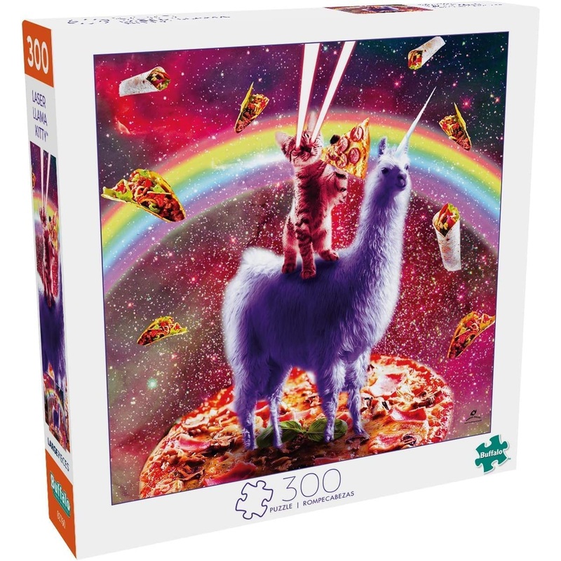 Buffalo Games – Laser Llama Kitty – 300 Large Piece Jigsaw Puzzle |Buffalo Games In Lebanon
