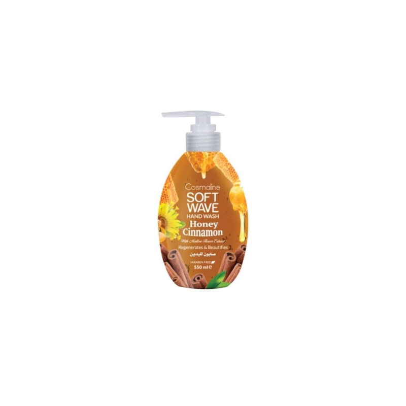 Cosmaline Soft Wave Hand Wash Honey Cinnamon 550ml| Cosmaline In Lebanon