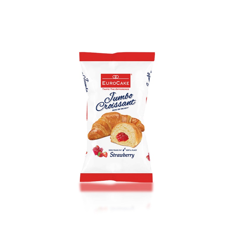 Eurocake Strawberry Jumbo Croissant 50g | Eurocake In Lebanon