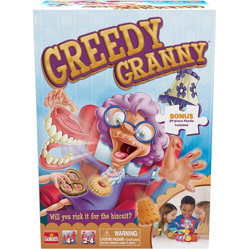 Goliath Greedy Granny Take The Treats Don’t Wake Granny Game – Includes a Fun Colorful 24pc Puzzle | Goliath In Lebanon