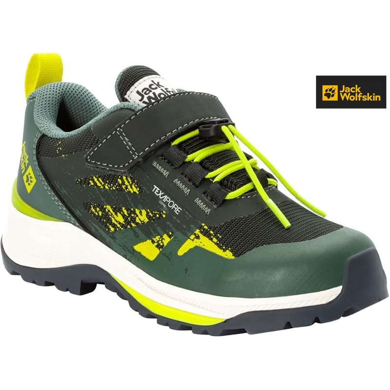 Jack Wolfskin Boy’s Green Wild Hiker Tex Low K Sneakers |Jack Wolfskin in Lebanon