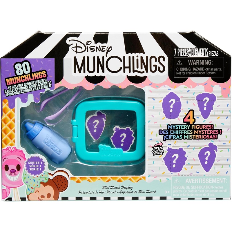 Just Play Disney Munchlings Mini Munch Displays, 7-Piece  |Just Play In Lebanon