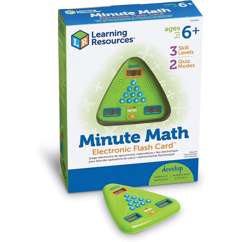 Learning Resources Minute Math Electronic Flash Card |Learning Resources In Lebanon