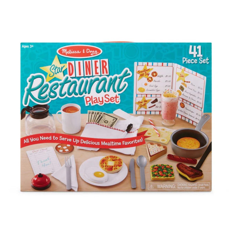Melissa & Doug Star Diner Restaurant Play Set | Melissa & Doug In Lebanon