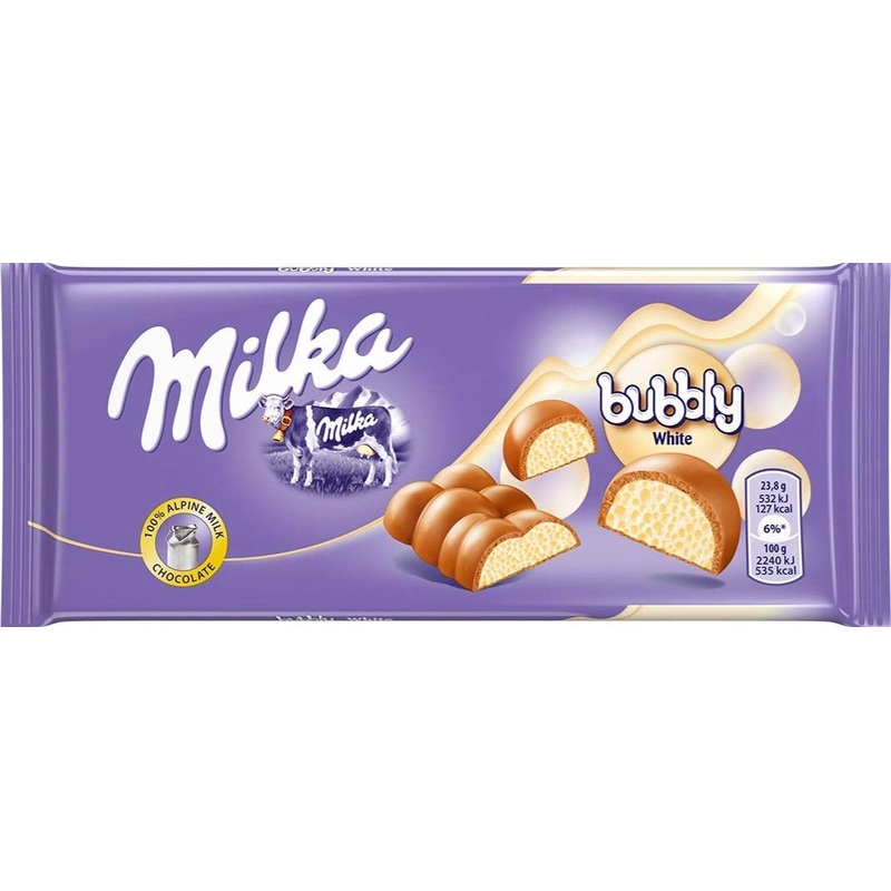 Milka Bubbly White Chocolate Bar 95g | Milka In Lebanon