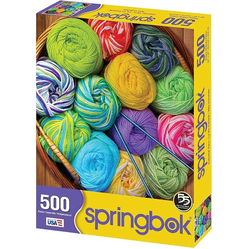 Springbok Jigsaw Puzzle Colorful Yarn 500pcs | Springbok In Lebanon