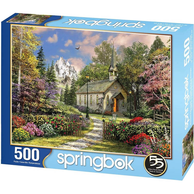 Springbok’s 500 Piece Jigsaw Puzzle Mountain View Chapel |Springbok In Lebanon