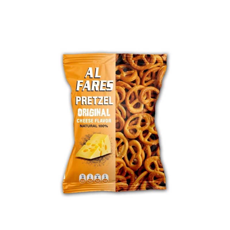 Al Fares Pretzels Cheese Flavor 120g | Al Fares In Lebanon