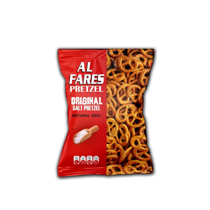 Al Fares Pretzels Salt Flavor 120g | Al Fares  In Lebanon