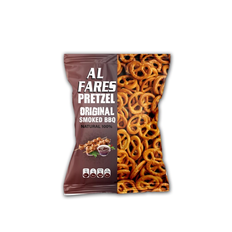 Al Fares Pretzels Smoked BBQ Flavor 120g | Al Fares In Lebanon