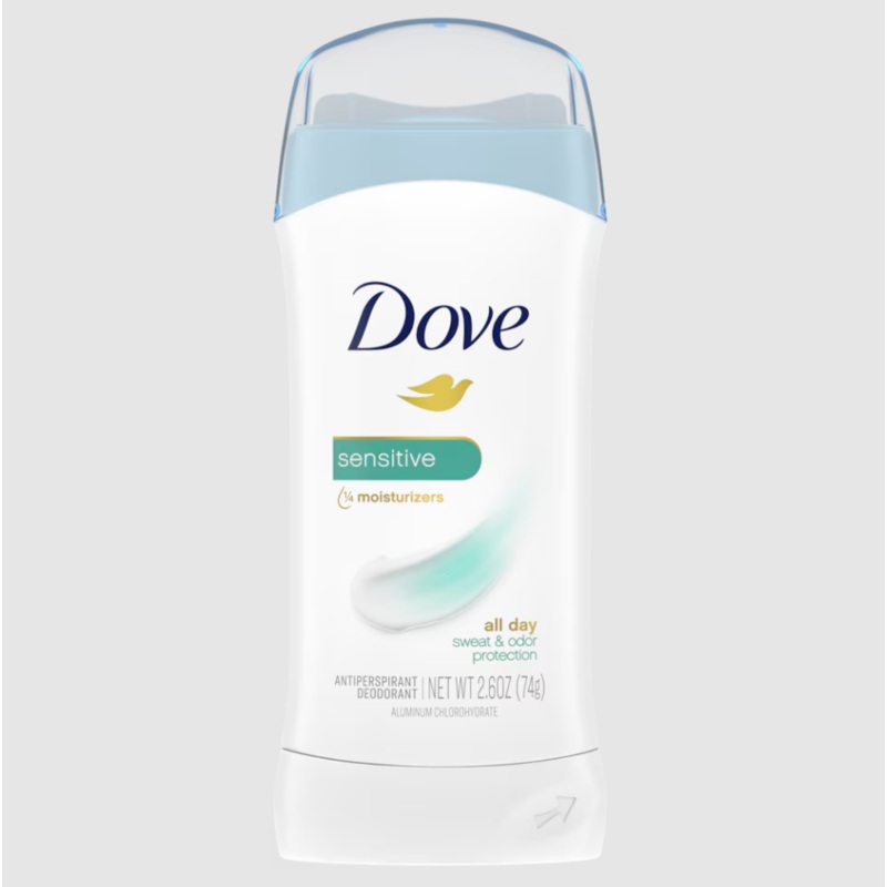 Dove Sensitive All Day Sweat & Odor Protection Stick 74g
